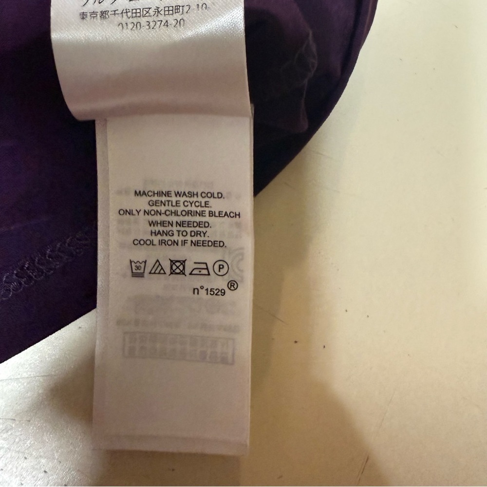 NWT Lauren Ralph Lauren Purple Sheath Long Sleeve Dress Size 4 Office Business - Picture 7 of 8